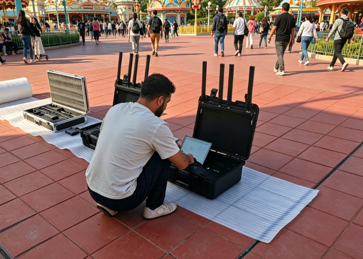 Latest company case about Dubai Park Security Application – HYUCX Drone Locator  