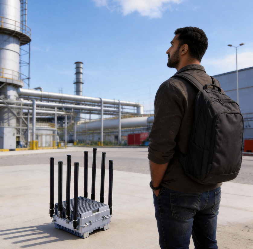 Latest company case about How Gulf Horizon Energy Services Improved Temporary Site Safety with Mobile UAV Signal Management Systems？