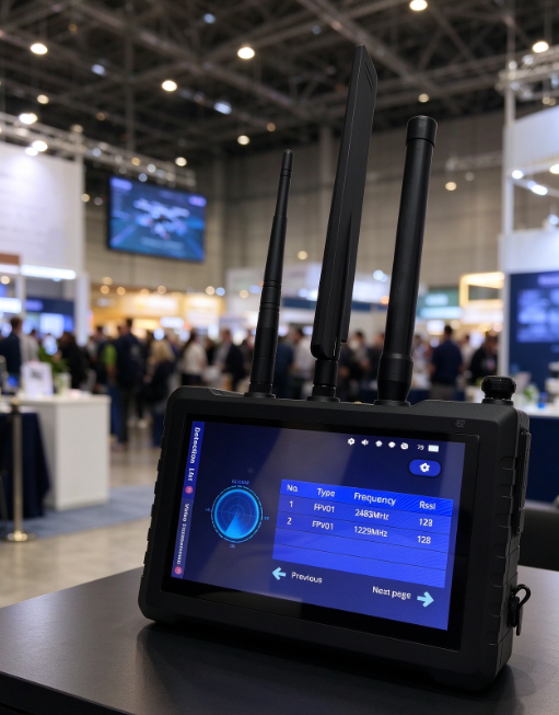 Latest company case about Beyond Simple Alerts — Portable FPV Detector Brings Visual Evidence to Exhibition Air‑space Safety