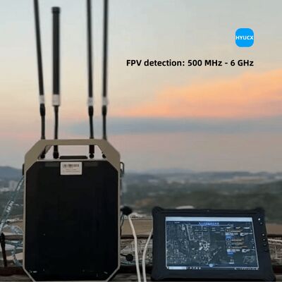 70MHz-6.2GHz Portable Drone Detector Fpv Detector With 10km Range Lithium Battery Powered