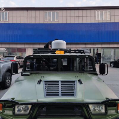 Roof Mounted Anti Drone Detector 100MHz-6GHz Portable UAV Detector With Remote Control