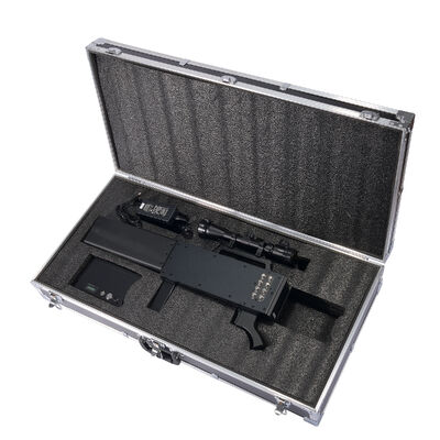 Portable Drone Jammer Gun 28V 300W 8 Channel Anti Drone System
