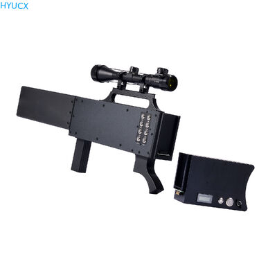 Portable Drone Jammer Gun 28V 300W 8 Channel Anti Drone System