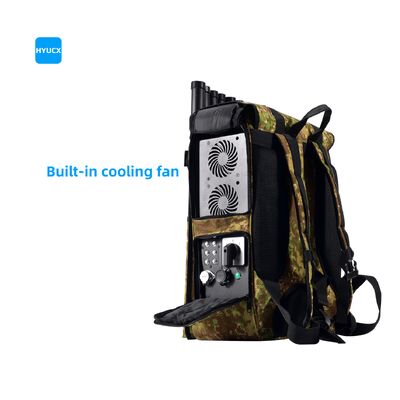 50W Power Backpack Drone Jammer Advanced 8-12 Frequency Bands 30AH Battery