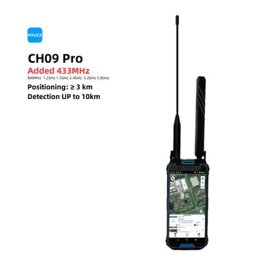 100MHz Handheld Drone Detector Accurate Lightweight With Long Battery Life