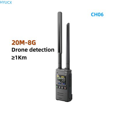 20M-8GHz Handheld Drone Detector Wireless 1-5km Detection Distance Fpv Detection System