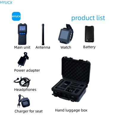 Dual Mode Handheld Drone Detector 70MHz-6.2GHz Frequency High Accuracy