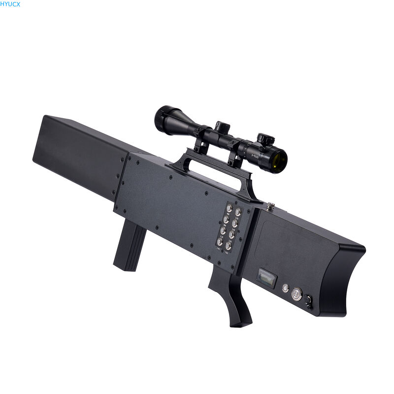 Portable Drone Jammer Gun 28V 300W 8 Channel Anti Drone System