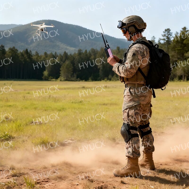 100MHz-6GHz Handheld Drone Detector Real Time Dji Detection System For Airspace Management