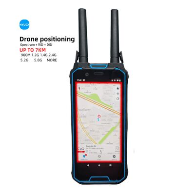 0.5-1.5km Range Handheld Drone Detector 8000mAh Battery Advanced Portable UAV Detector