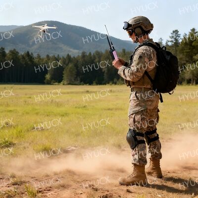 100MHz-6GHz Handheld Drone Detector Real Time Dji Detection System For Airspace Management